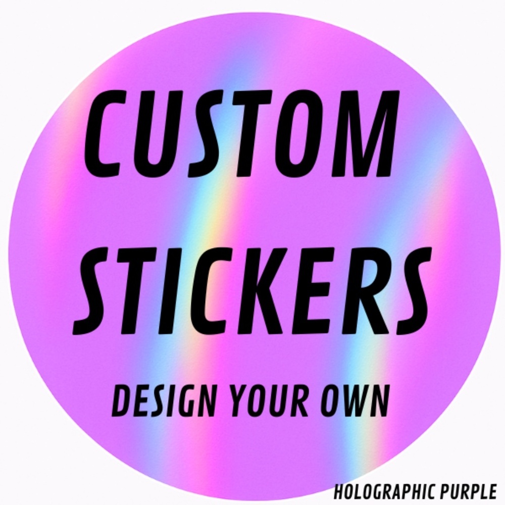 Custom Logo Stickers 2” Round Personalized Labels for Small Business Sticker